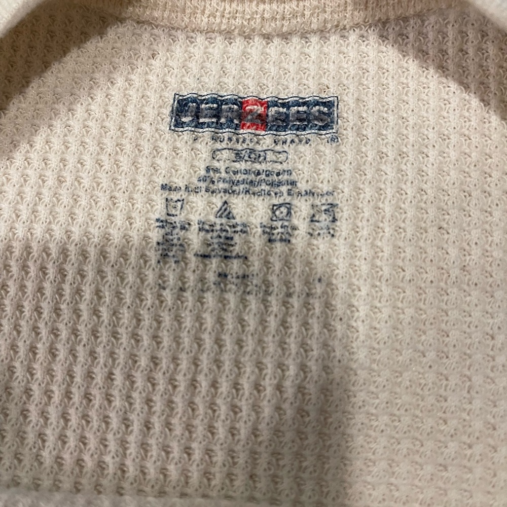 Jergees women thermal top size S white